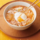 寒い日にぴったり！豚キムチうどん