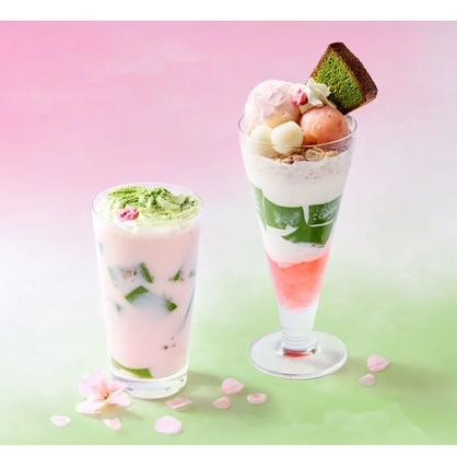 Matcha × cherry blossom × yogurt?