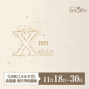 【2022 5HORN Xmas】クリスマスケーキラインナップ