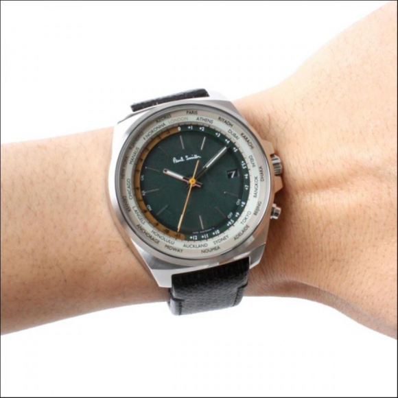 Paul Smith WATCH ポール・スミス ウォッチ Closed Eyes World Time TT 