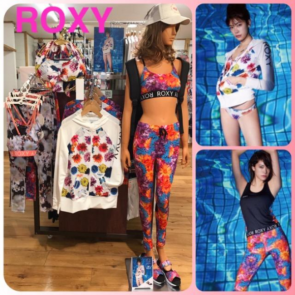 ROXY × 蜷川実花コラボのフィットネスウェア&サンダルがムラスポ松本パルコ店に入荷しました！早期完売が予想されます！
