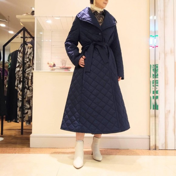 QUILTED A LINE COAT | リーラアンドシッタ・ショップニュース | 松本