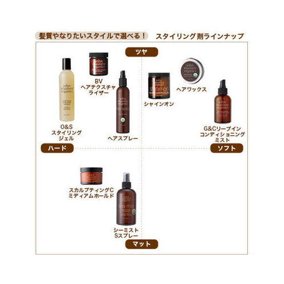 John Masters Organics ヘアスプレー ナチュラル アンド オーガニック アルファイン ショップニュース 松本parco パルコ