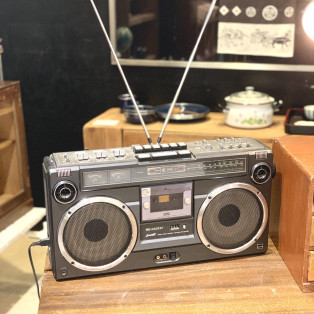 ラジオ付きステレオテープレコーダー SHARP GF-303SB