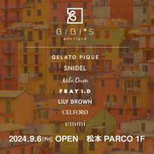 【9.6.fri New open@1F】BIBI'S  BOUTIQUE