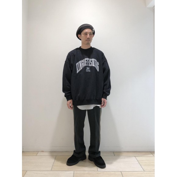 Abu Garcia × is-ness/アブガルシア×イズネス】 BIG REVERSIBLE SWEAT