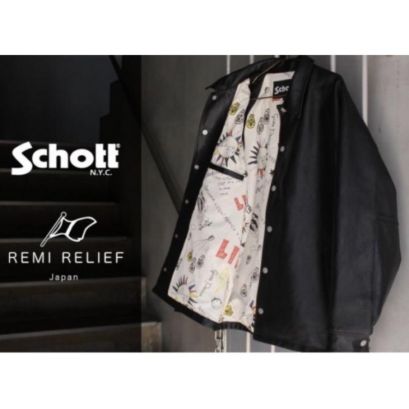 Restock!!【Schott × REMI RELIEF】スペシャルコラボ！