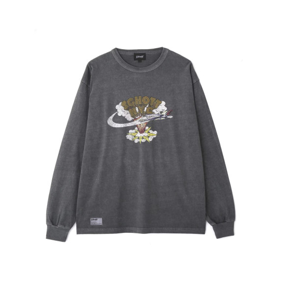 【schott/샷】AIRPLAIN LS T-SHIRT/에어플레인 LS T셔츠