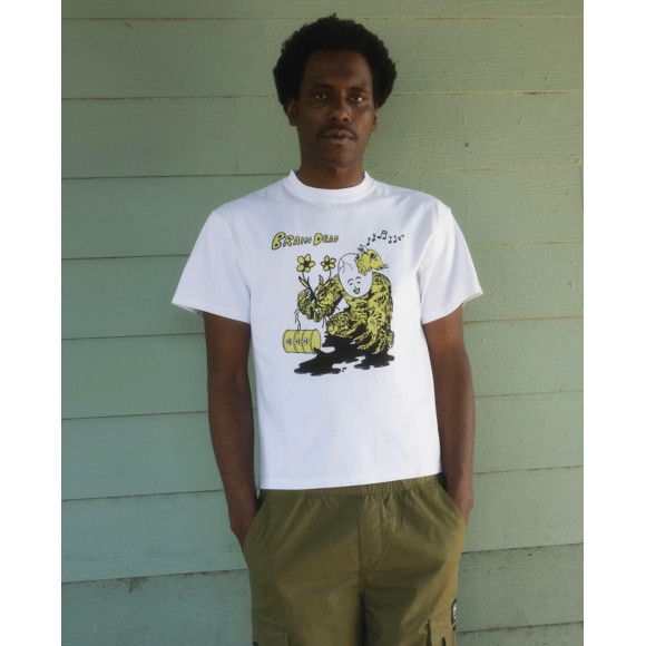 【BRAIN DEAD/ブレインデッド】NUCLEAR EVOLUTION T-SHIRT - WHITE