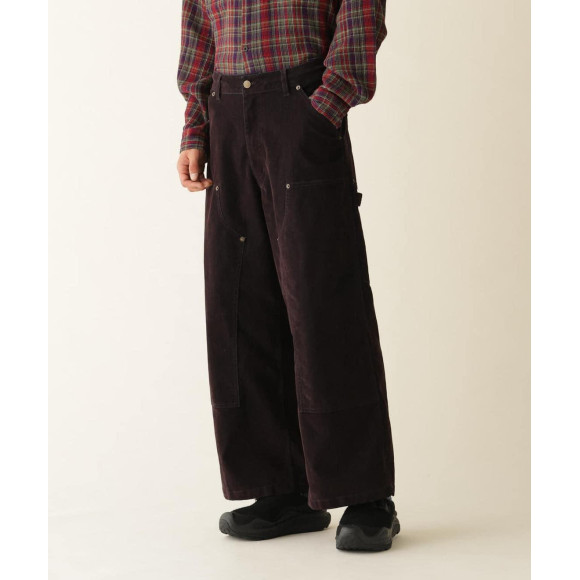 B omnivore/ビーオムニボー/FLOCKY DENIM W KNEE PANTS フロッキー