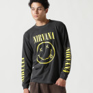 NIRVANA/ニルヴァーナ/SMILE L/S TEE/コラボロンT