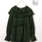 INDIA IS BEAUTIFUL/印第安人美酒店/棉布褶皱衬衫