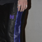 【Schott × Needles】LEATHER TRACK PANTS