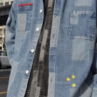  【B’omnivore】PATCHWORK DENIM SHIRT