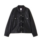 B omnivore/ビーオムニボー　FAUX LEATHER BLOUSON