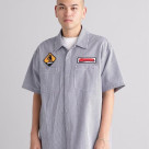 MANASTASH/マナスタッシュ/PATCHED LOGO WORK SHIRT