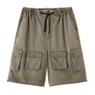 B omnivore/ビーオムニボー　PIGMENT WIND CLOTH W CARGO SHORTS