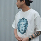 Schott×Marilyn Monroe/ショット×マリリンモンロー/MONOCHROME T-SHIRT