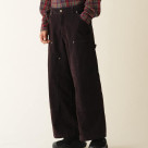 B omnivore/ビーオムニボー/FLOCKY DENIM W KNEE PANTS フロッキーデニムダブルニーパンツ
