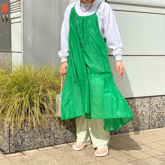 【MANASTASH/マナスタッシュ】春夏着たいキャミワンピース♡