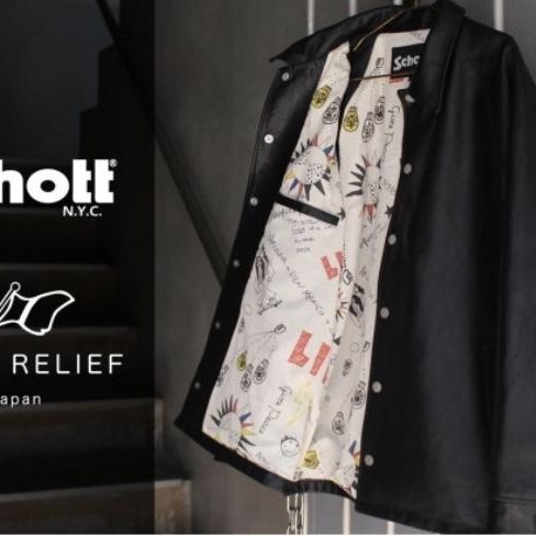 Restock!!【Schott × REMI RELIEF】スペシャルコラボ！
