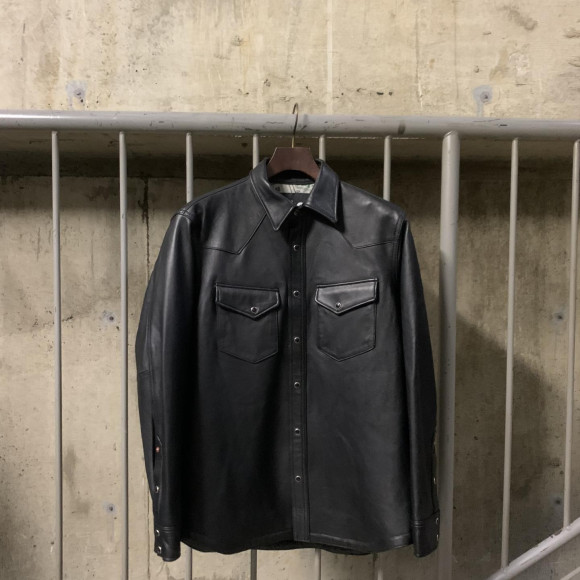 Schott/ショット/LAMB LEATHER WESTERN SHIRT/ラムレザー ウエスタンシャツ