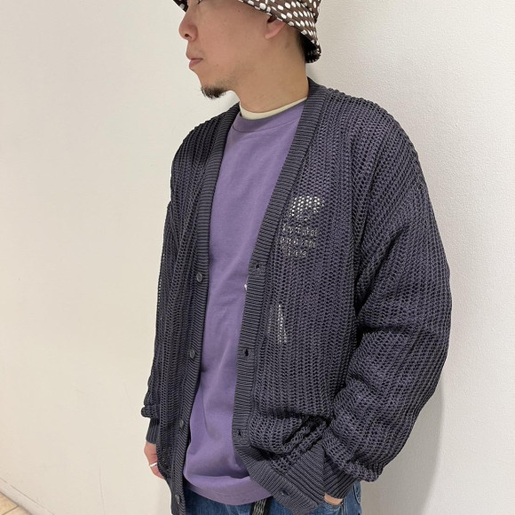 【B omnivore/ビーオムニボー】入荷情報☆ メッシュカーディガン