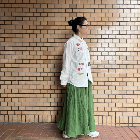 【Bohemians/ボヘミアンズ】入荷情報☆ グッドタイムス(12刺繍ワッペン)デニム2ポケットワークシャツ