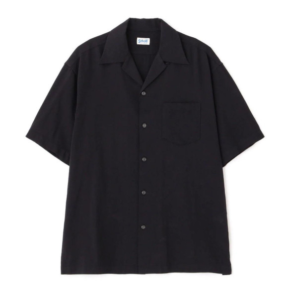 【schott/ショット】プレーンハワイアンシャツ