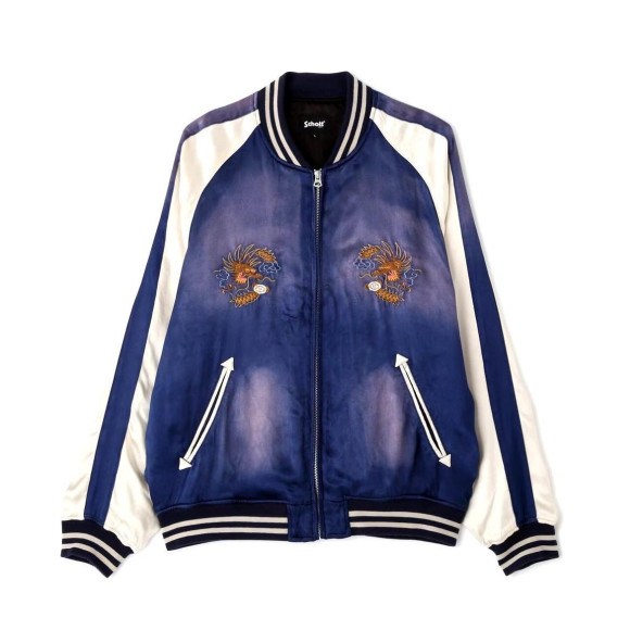 【schott/ショット】RAYON SUKA ASING JACKET/レーヨン エイジング スカジャン