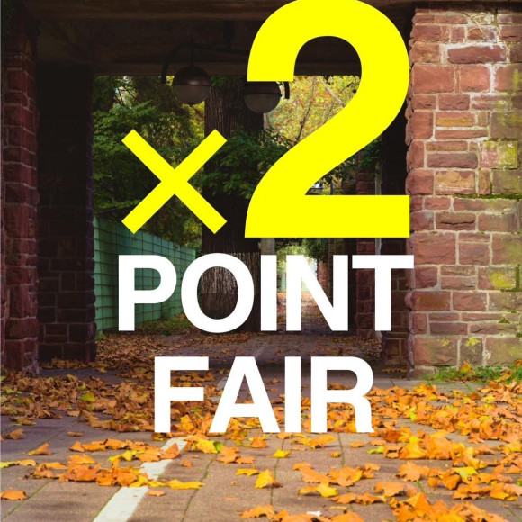 【2倍ポイントフェアSTART】