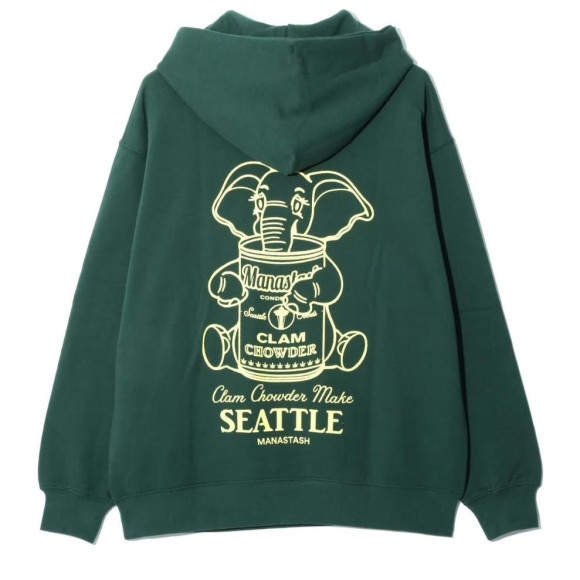 【MANASTASH/マナスタッシュ】CiTee HOOD SWEAT ELEPHANT