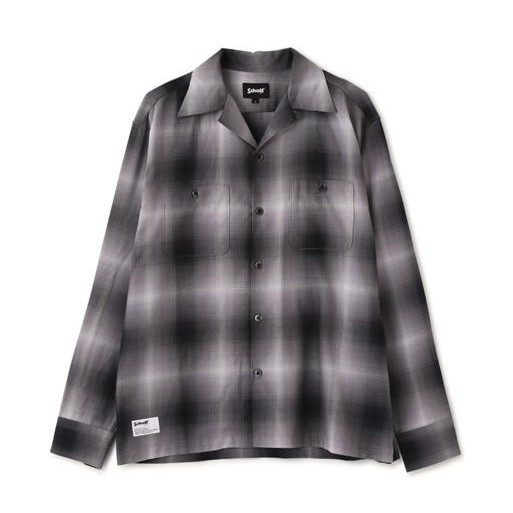 【schott/ショット】OMBRE LS SHIRT/オンブレ チェックシャツ