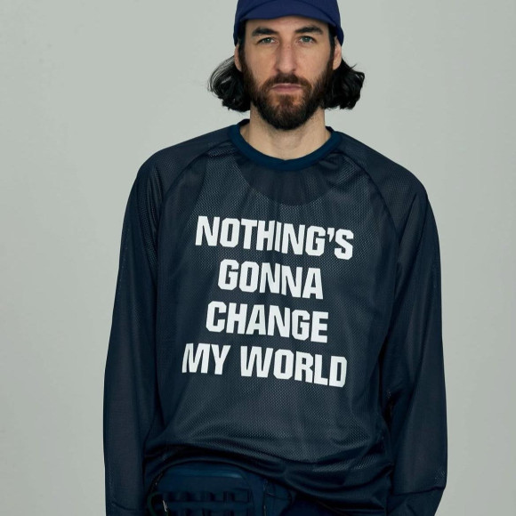 [เสื้อผ้า CMF OUTDOOR GARMENT/ ซีเอ็ม F กลางแจ้ง] QUICK DRY MESH TEE L/S pt 25SS