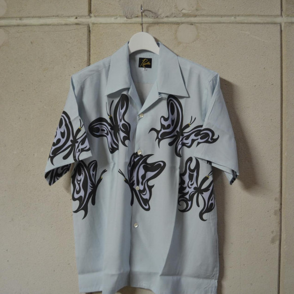 [Needles × KAE TANAKA / Needles × Kae Tanaka] S/S ONE-UP SHIRT - KT PAPILLON