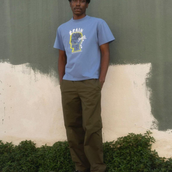 【BRAIN DEAD/布莱恩德】RINGING EAR T-SHIRT - BLUE