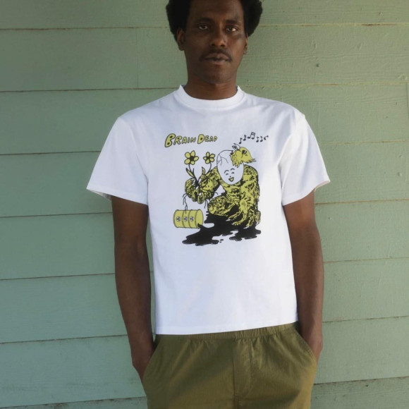 【BRAIN DEAD/布莱恩德】NUCLEAR EVOLUTION T-SHIRT - WHITE