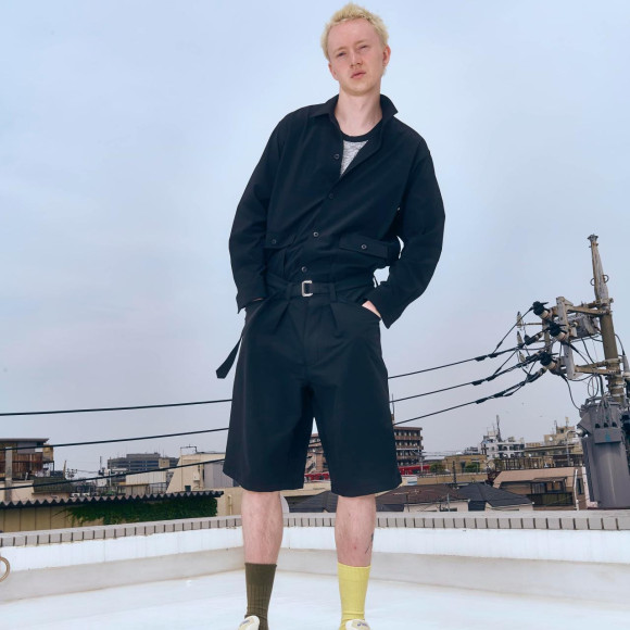 B omnivore/비옴니보/PS BELT SHORTS 벨트 쇼츠