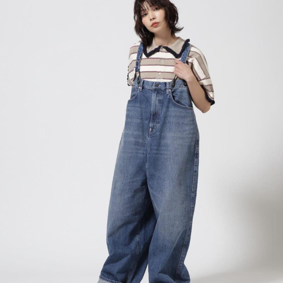 RHODOLIRION/로드리리온 5Pockets Suspender Pant-Denim