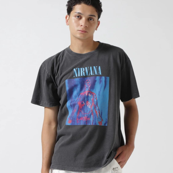 NIRVANA/ニルヴァーナ/SLIVER S/S TEE/コラボTシャツ《メンズ・ウィメンズ・ユニセックス》