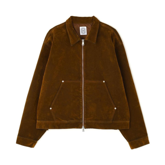 B omnivore/비옴니보 FLOCKY DENIM COVER JACKET 프로키데님 카버 재킷