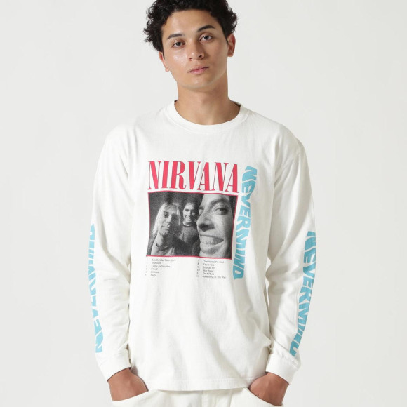 NIRVANA/니르바나/NEVERMIND L/S TEE/콜라보론 T