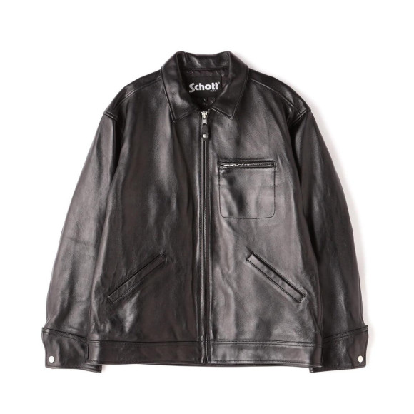 เสื้อแจ๊คเก็ต LEATHER TRACKER JACKET/ หนังคนสะกดรอย