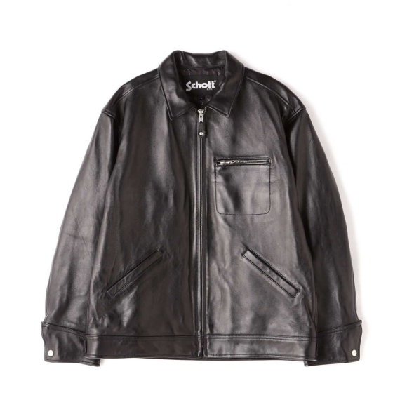 【Schott/ショット】LEATHER TRACKER JACKET/レザートラッカージャケット