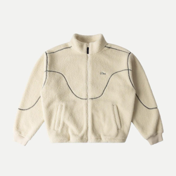 Dime/ダイム Polar Fleece Sherpa Zip Brown フリースジャケット