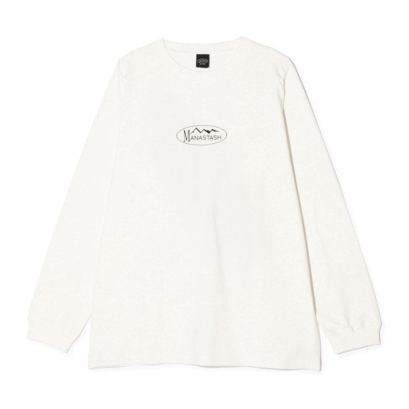 MANASTASH/マナスタッシュ/PUMICE L/S TEE METALLIC LOGO