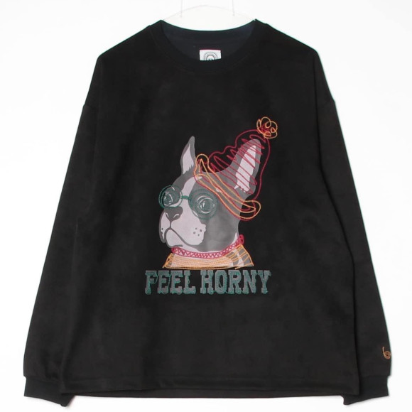 B omnivore/ビーオムニボー/ＢＯ／SUEDE TIGER L/S PO