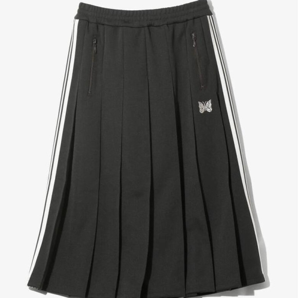 NEEDLES/ニードルズ Pleated Track Skirt - Poly Smooth