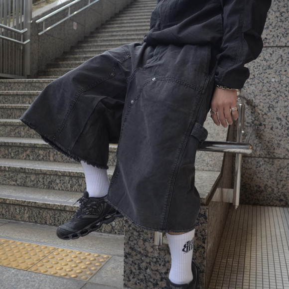 【B’omnivore】W KNEE SHORTS
