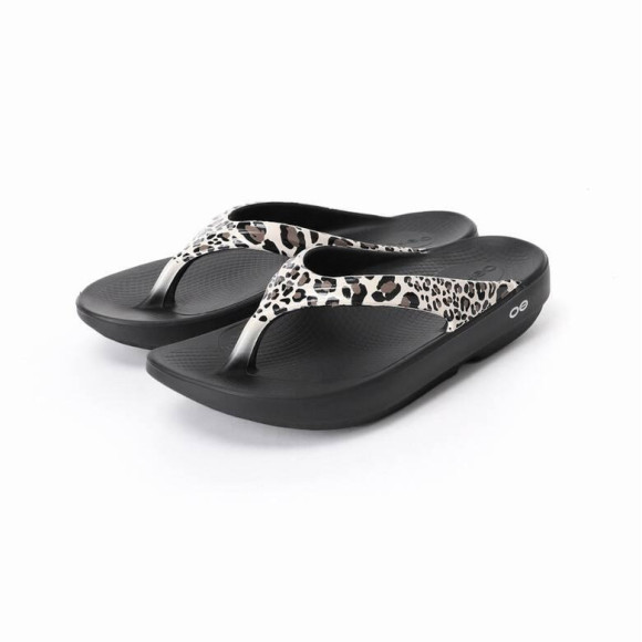 本日再入荷！OOFOS/ウーフォス　OOLALA LIMITED - LEOPARD リカバリーサンダル